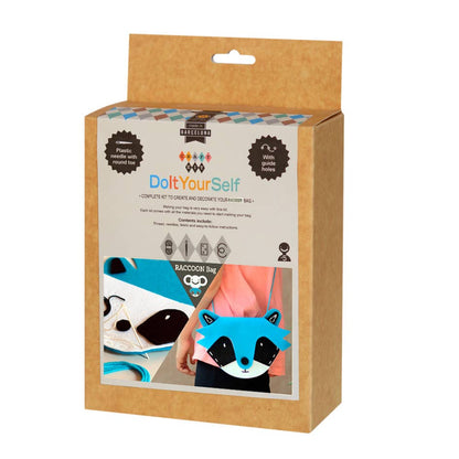 Kit de costura DIY bolso Mapache
