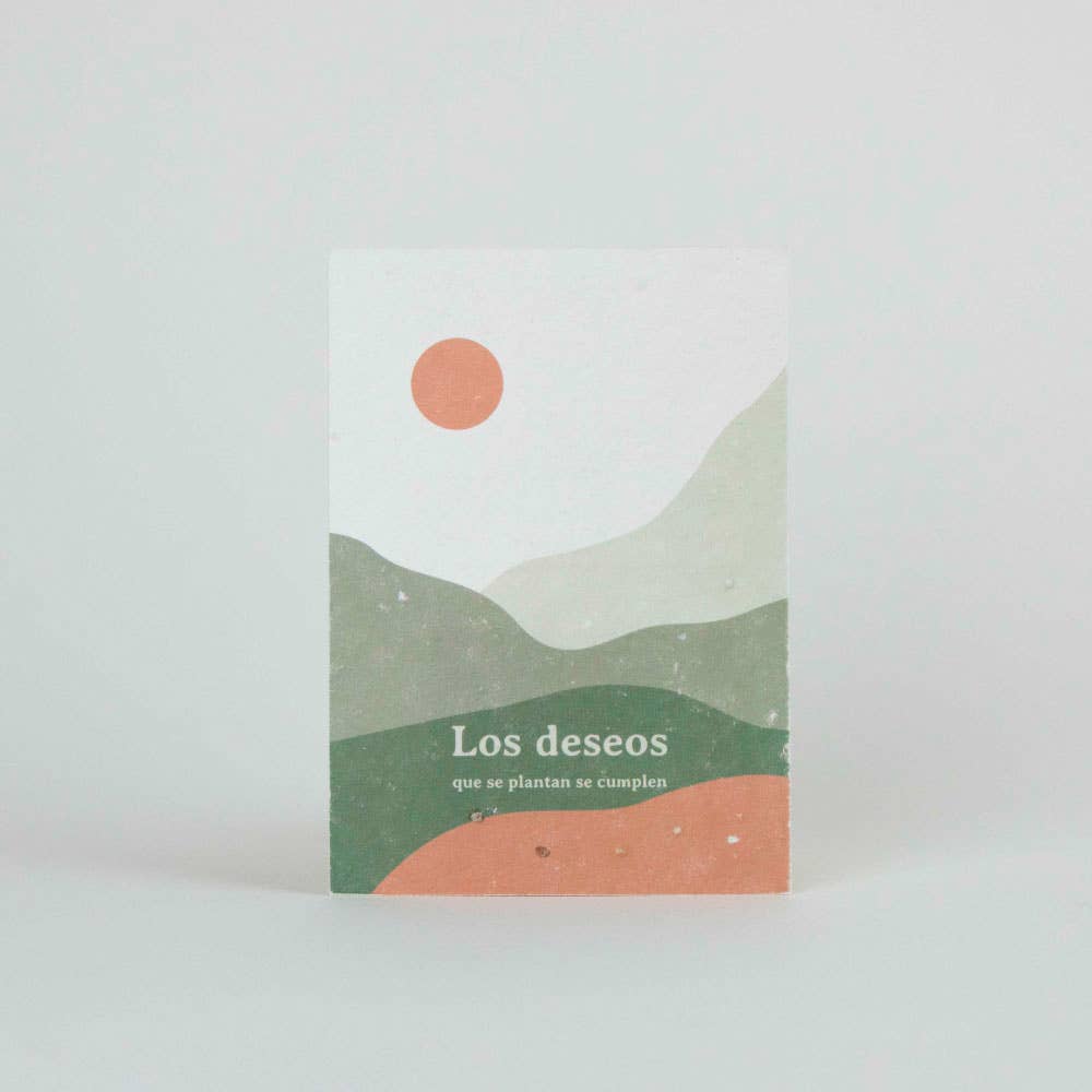 Postal Plantable Los deseos