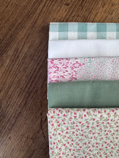 Pack de telas 5 Fat Quarters- Cherry