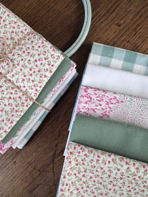 Pack de telas 5 Fat Quarters- Cherry