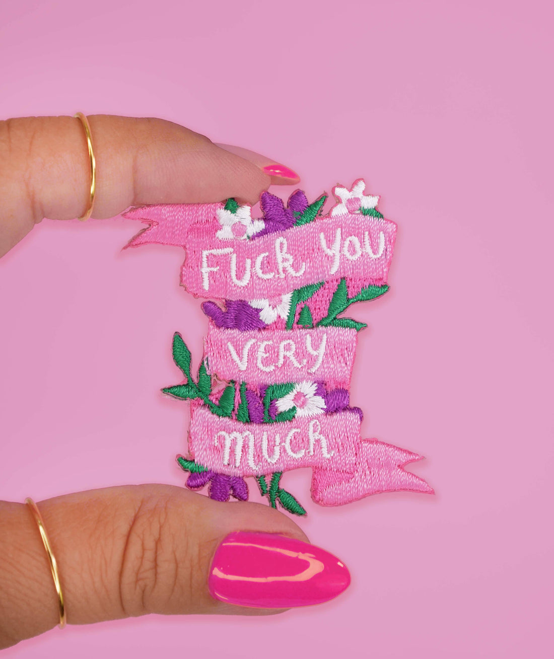 Parche Termoadhesivo Fuck You Very Much