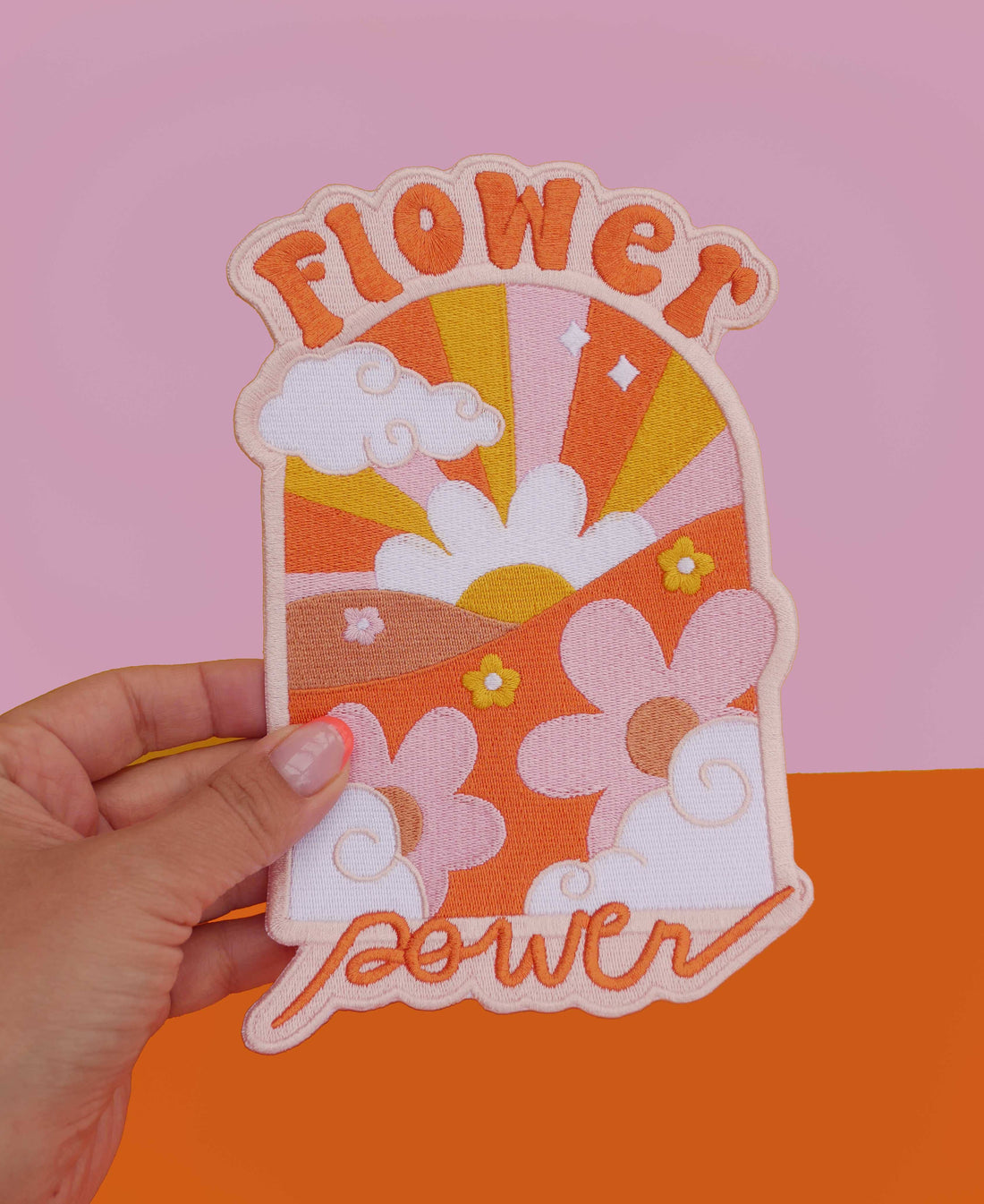 Parche Termoadhesivo Flower Power XL