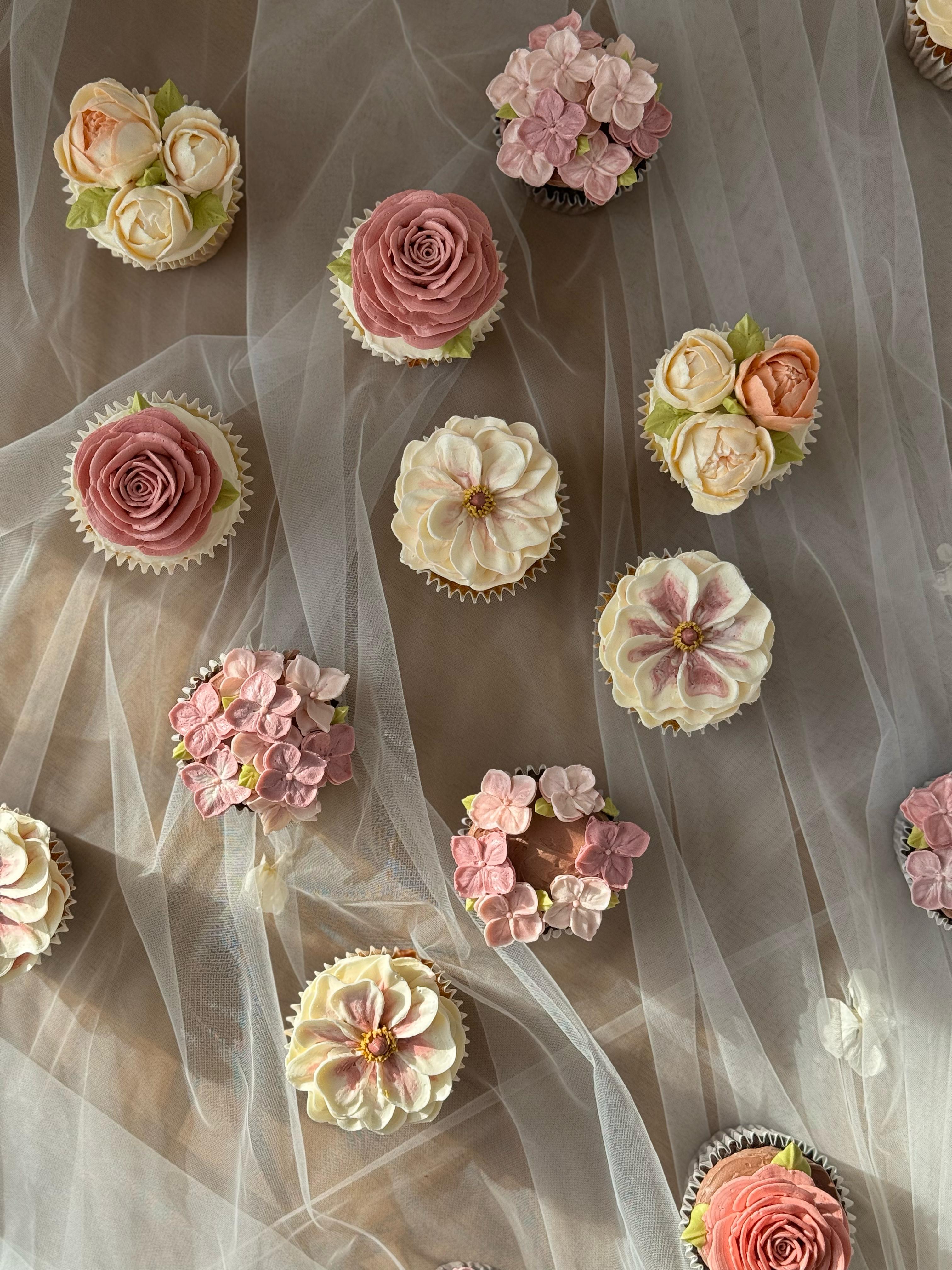 Taller de Cupcakes Florales by Anaeva