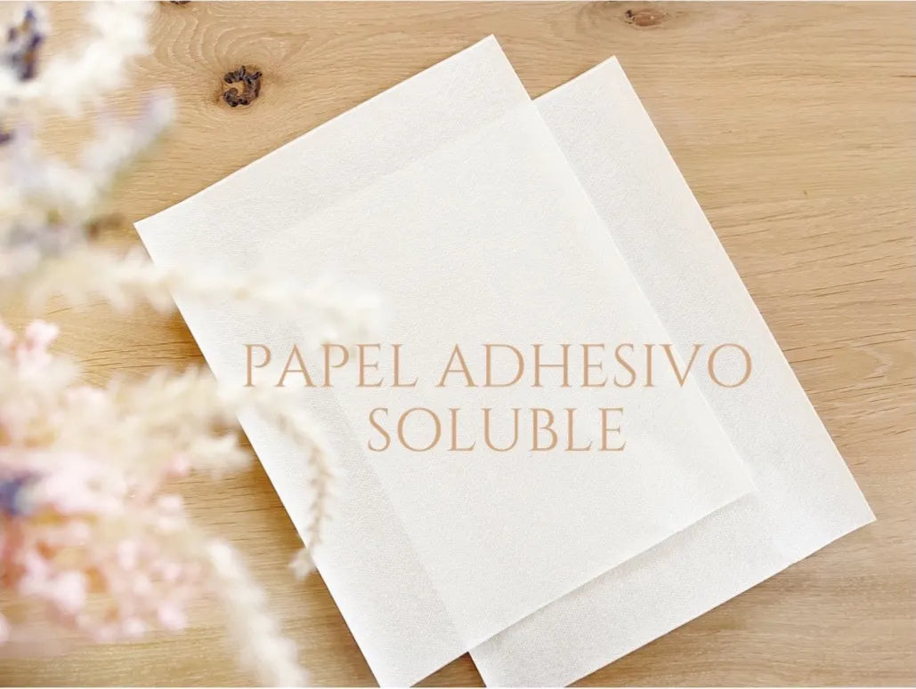 Papel adhesivo soluble A4