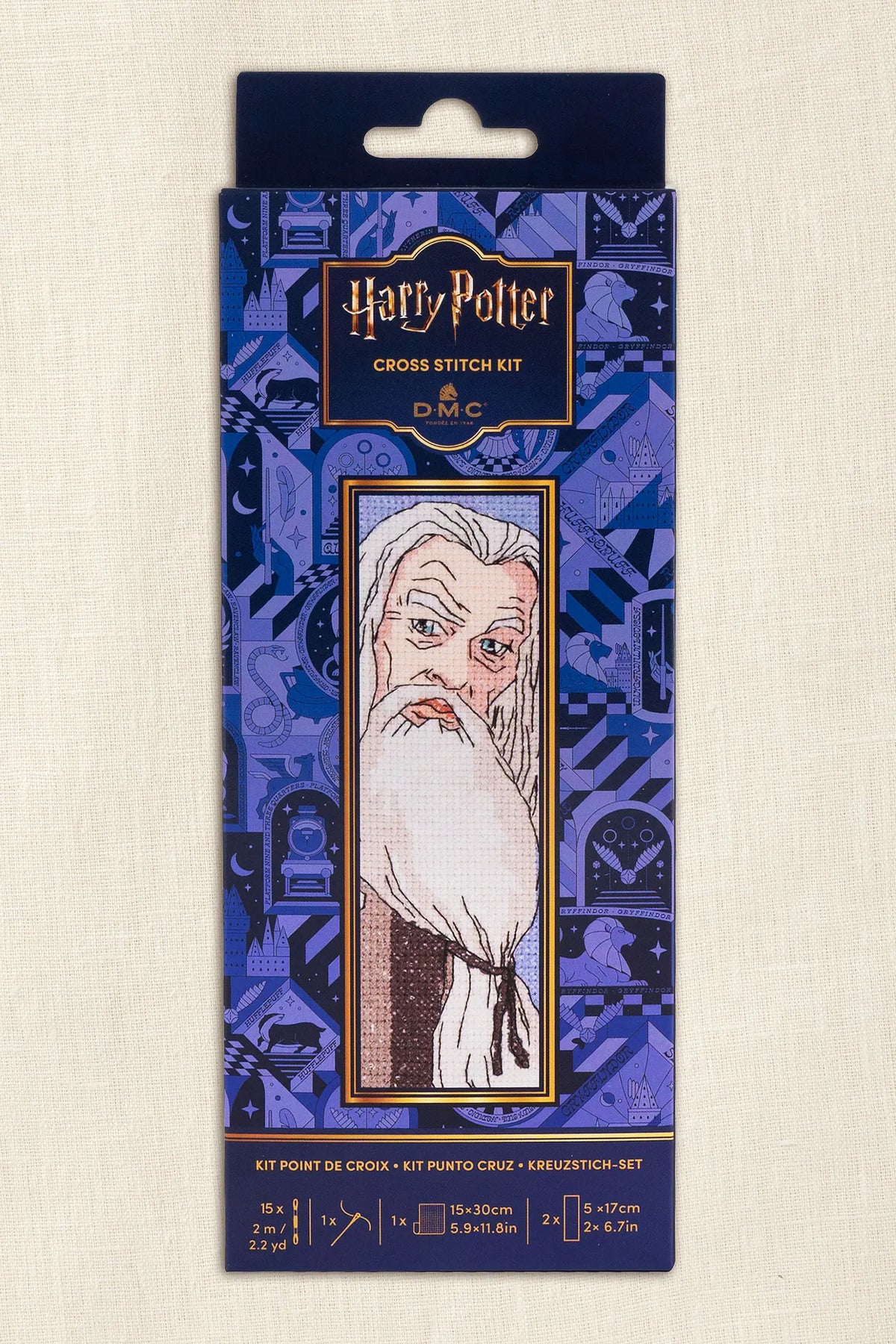 Kit de punto de cruz · Marcapáginas Albus Dumbledore™