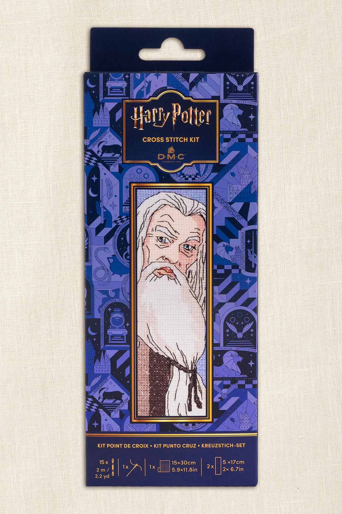 Kit de punto de cruz · Marcapáginas Dumbledore™