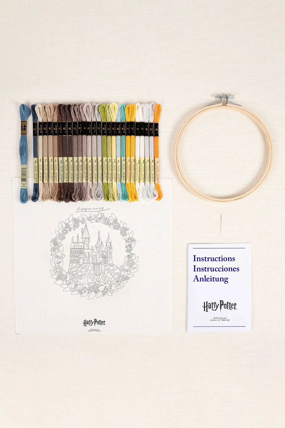 Kit de bordado · El Castillo de Hogwarts™