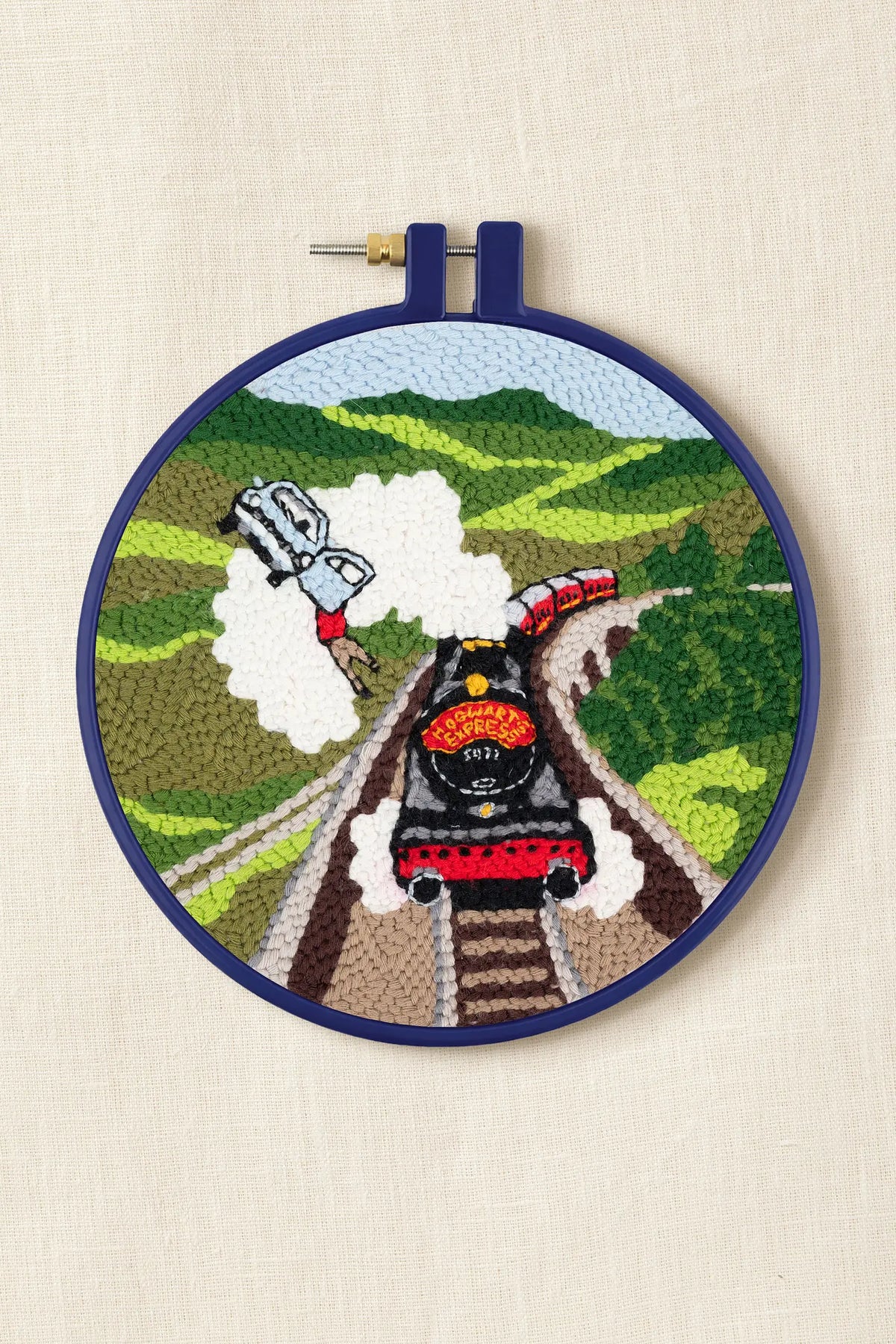 Kit de Punch Needle · Coche Volador – Ford Anglia™
