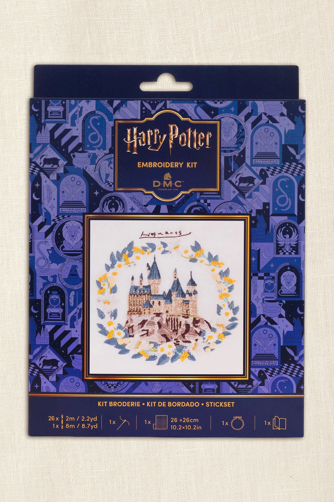 Kit de bordado · El Castillo de Hogwarts™