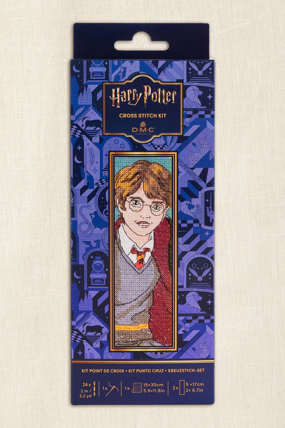 Kit de punto de cruz · Marcapáginas Harry Potter™
