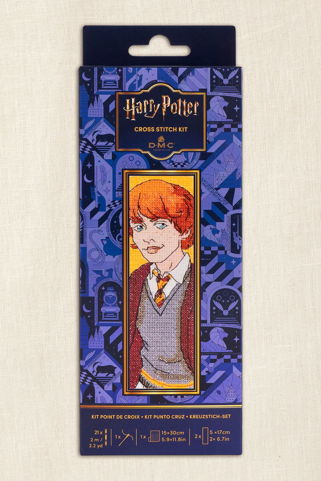 Kit de punto de cruz · Marcapáginas Ron Weasley™