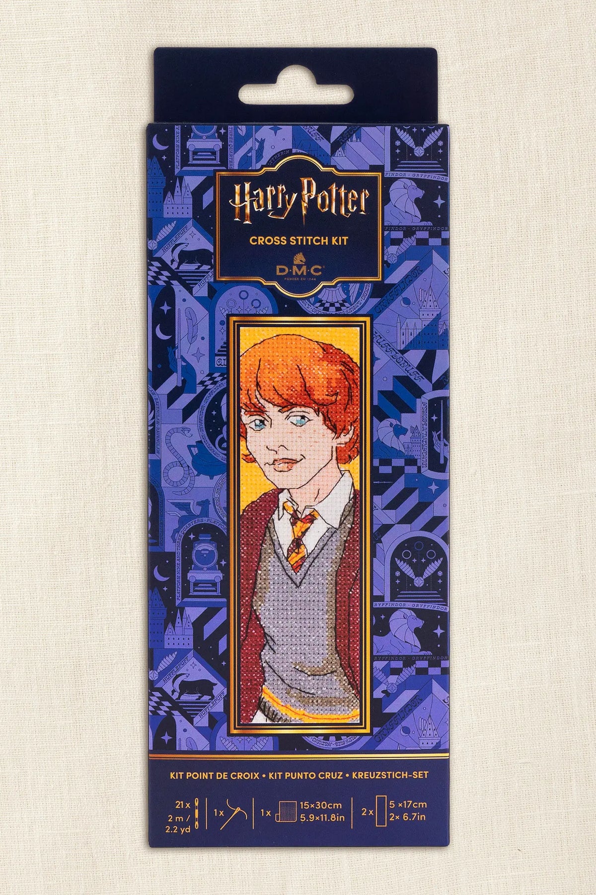 Kit de punto de cruz · Marcapáginas Ron Weasley™