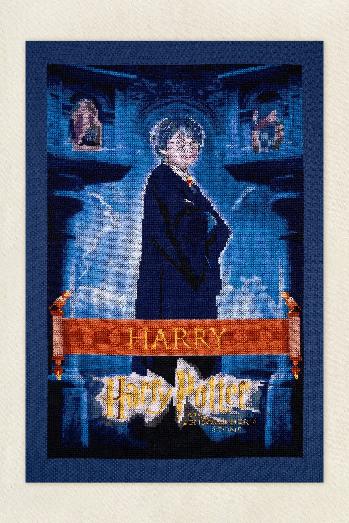 Kit de punto de cruz · Póster Harry Potter™ y la Piedra Filosofal