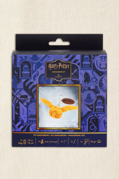 Kit Amigurumi · Llavero Snitch Dorada™