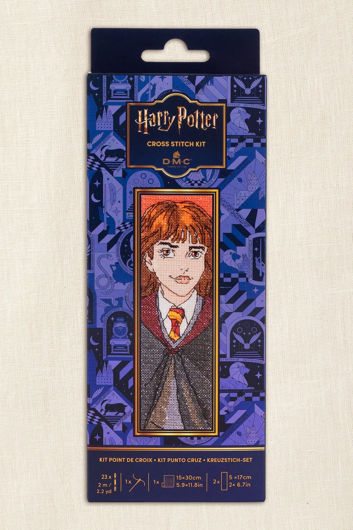 Kit de punto de cruz · Marcapáginas Hermione Granger™