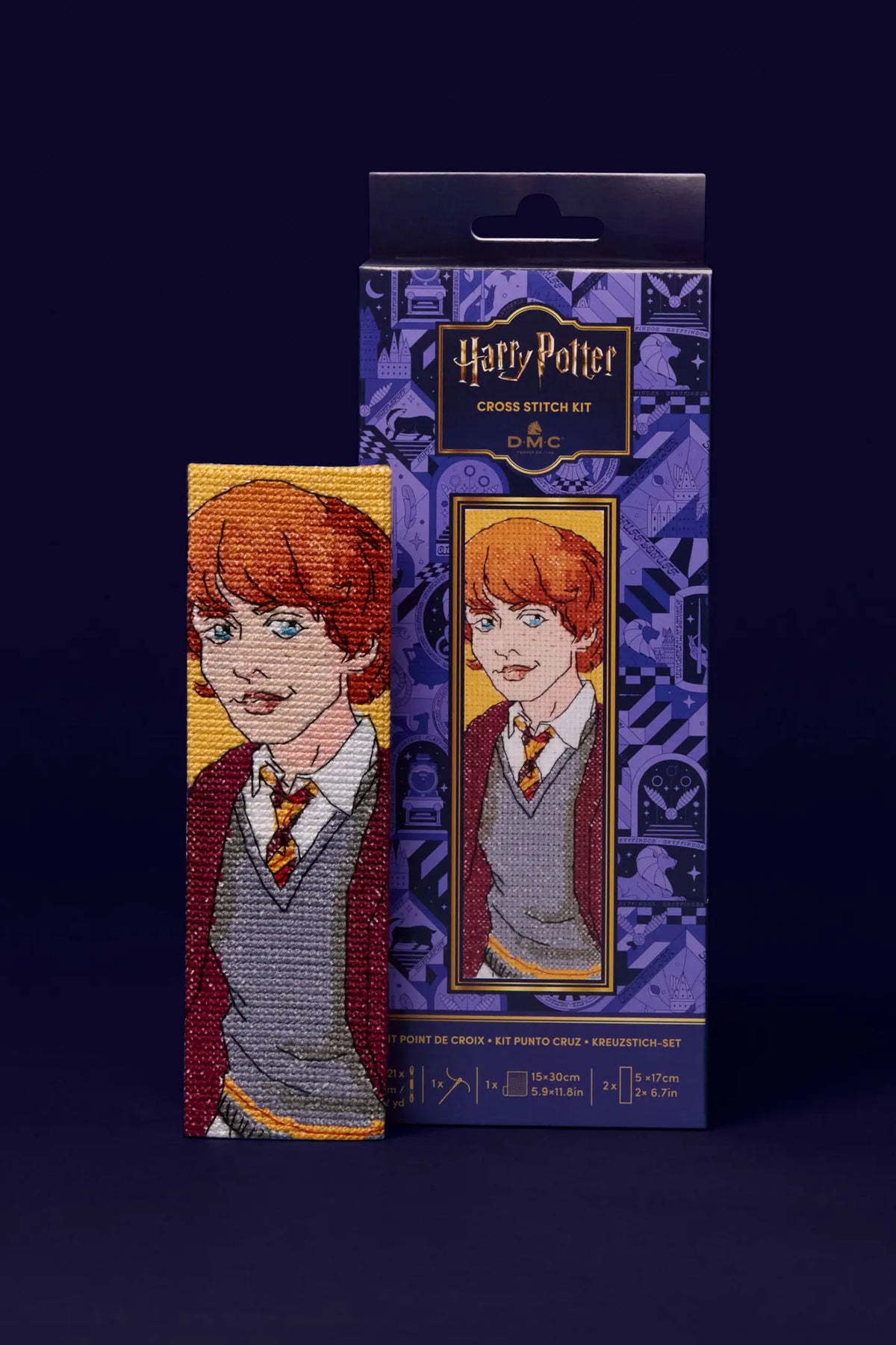 Kit de punto de cruz · Marcapáginas Ron Weasley™