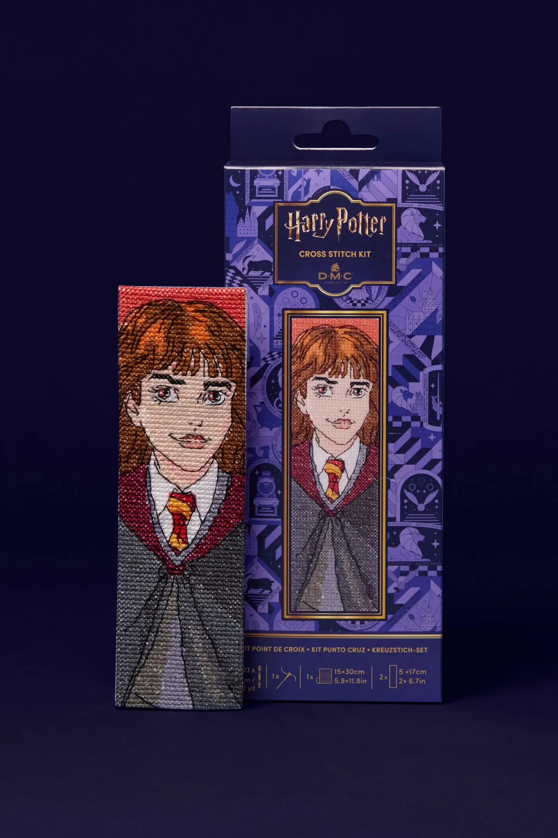 Kit de punto de cruz · Marcapáginas Hermione Granger™