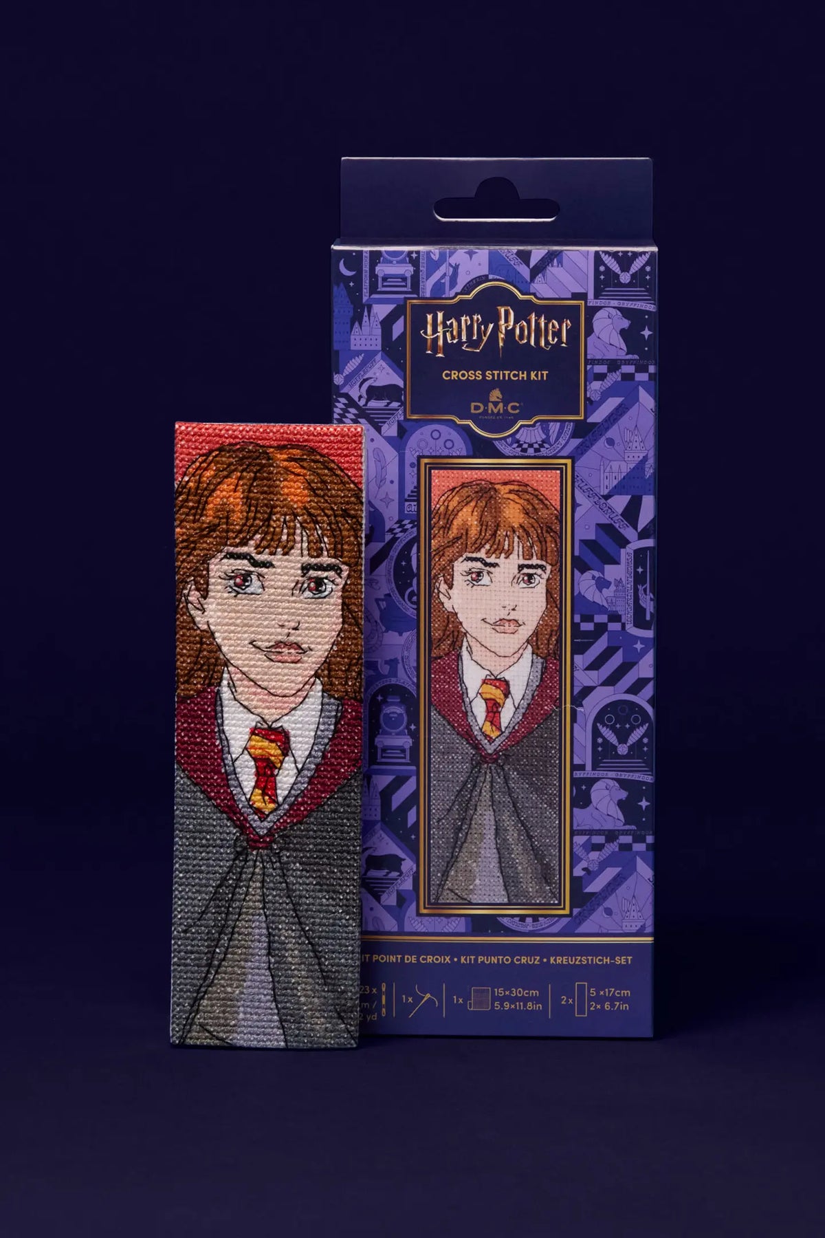 Kit de punto de cruz · Marcapáginas Hermione Granger™