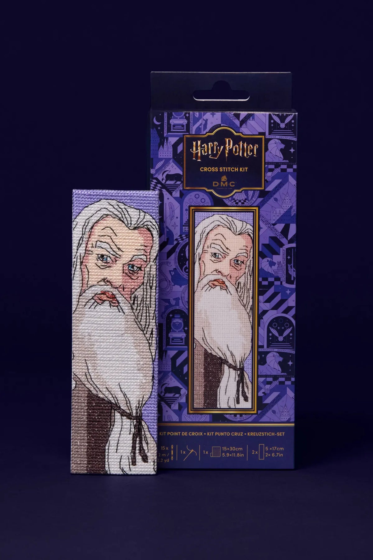 Kit de punto de cruz · Marcapáginas Albus Dumbledore™