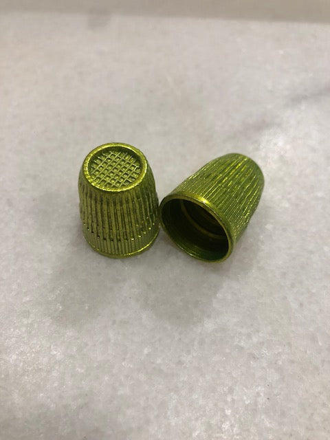 Dedal para bordar o coser metálico